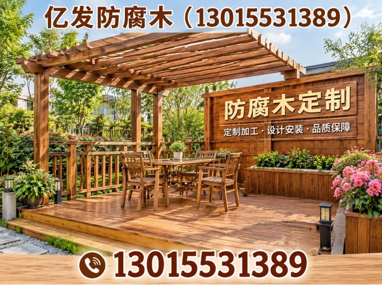 登封市郑州防腐木厂家展示图
