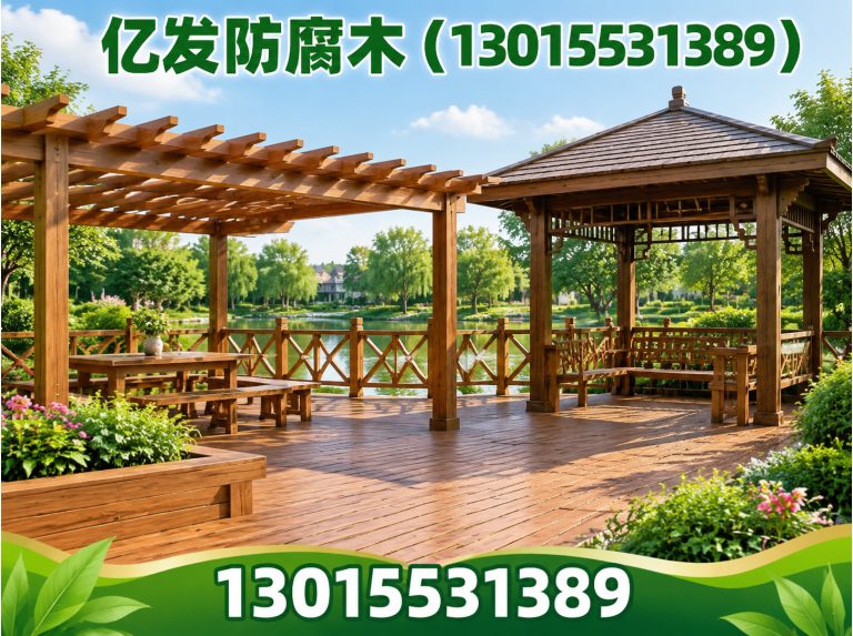 登封市防腐木批发展示图