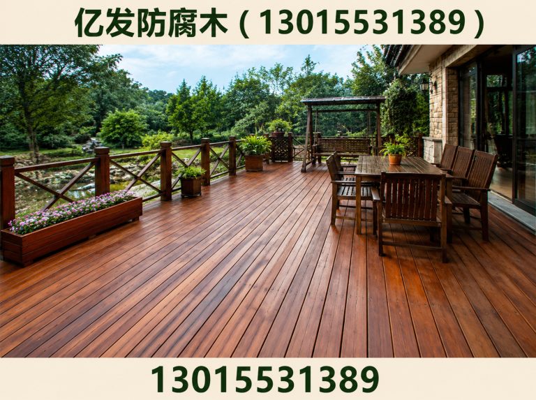 登封市防腐木工程展示图